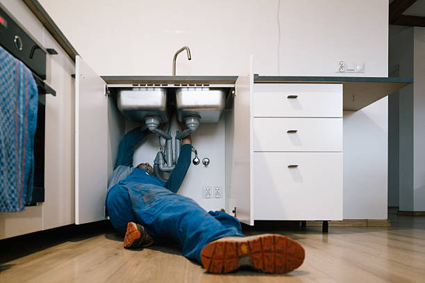 Professional Drain Cleaning technician working in Brookfield, NJ
